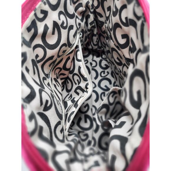 Guess Hot Pink Quilted Bag - Picture 6 of 10